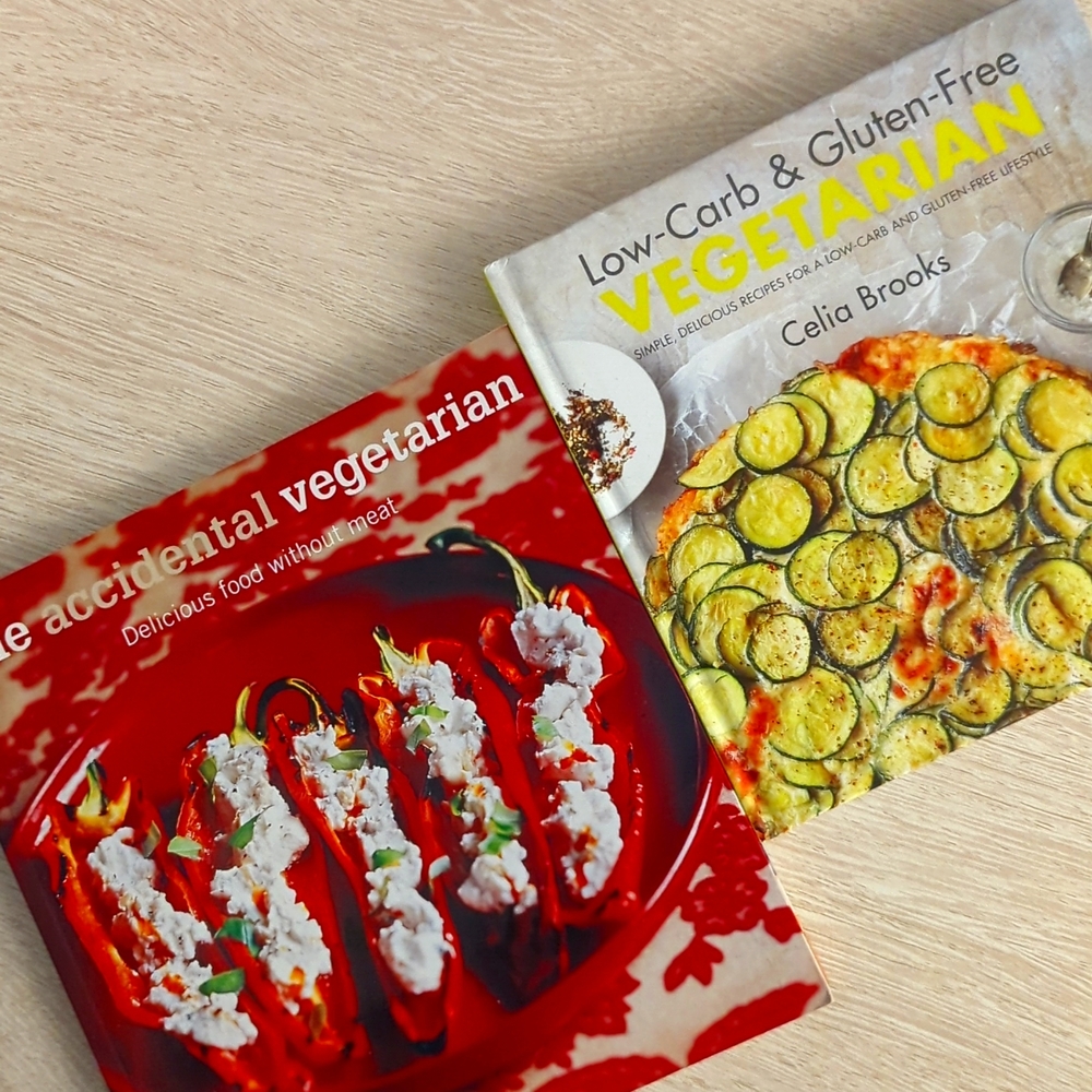 Two (2) Vegetarian Cookbooks